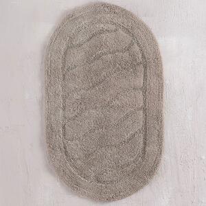 Πατάκι Μπάνιου Οβάλ (50x80) Rythmos Oval Μπεζ