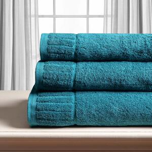 Πετσέτα Προσώπου (50x100) Silk Fashion Μελωδία 600gsm Teal