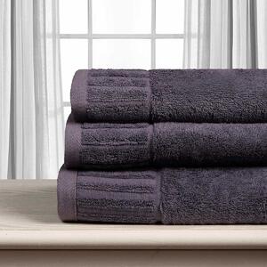 Πετσέτα Προσώπου (50x100) Silk Fashion Μελωδία 600gsm Grey