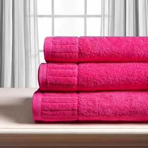 Πετσέτα Προσώπου (50x100) Silk Fashion Μελωδία 600gsm Fuchsia