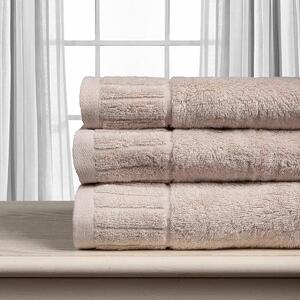 Πετσέτα Σώματος (75x150) Silk Fashion Μελωδία 600gsm Beige