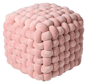 Πουφ (43x43x40) Das Home Stool Line 2273 Nude