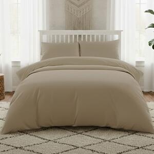 Σεντόνι Υπέρδιπλο Με Λάστιχο (160x200+35) Melinen Lavish Satin Beige Beige