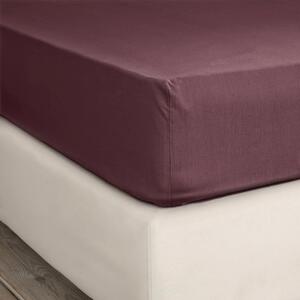Σεντόνι Μονό Επίπεδο (160x260) Nima Unicolors SS24 Deep Bordeaux