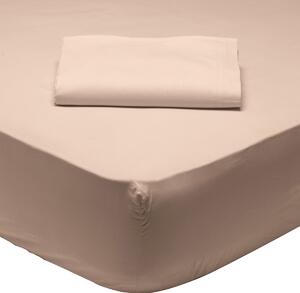 Σεντόνι King Size Με Λάστιχο (180x200+35) Das Home Best Line 1002 Μπεζ