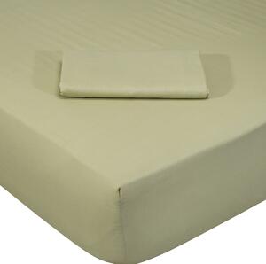 Σεντόνι King Size Με Λάστιχο (180x200+35) Das Home Best Line 1016 Πρασινο