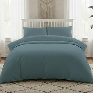 Σεντόνι King Size Με Λάστιχο (180x200+35) Melinen Lavish Satin D.Aqua Dark Aqua