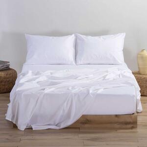Σεντόνι King Size Με Λάστιχο (180x200+35) Nef-Nef Homeware Basic White