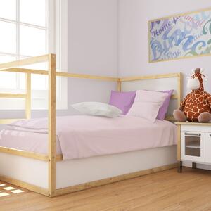 Σεντόνι Λίκνου Επίπεδο (80x110) Dimcol Solid 506 Light Purple