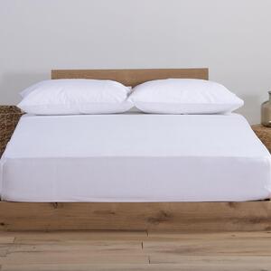 Σεντόνι Μακό Μονό Με Λάστιχο (100x200+30) Nef-Nef Homeware Jersey White