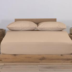 Σεντόνι Μακό Μονό Με Λάστιχο (100x200+30) Nef-Nef Homeware Jersey Beige