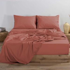 Σεντόνι Μονό Επίπεδο (170x270) Nef-Nef Homeware Basic Teracotta 1217