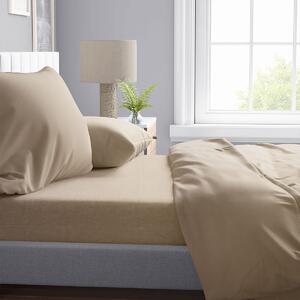 Σεντόνι Υπέρδιπλο Επίπεδο (220x240) Dimcol Solid 502 Beige