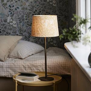 PR Home Επιτραπέζια λάμπα BASE ELDERTREE, κίτρινη, ύψος 58 cm, ύφασμα, Κίτρινο, Σαλόνι / τραπεζαρία, Μέταλλο