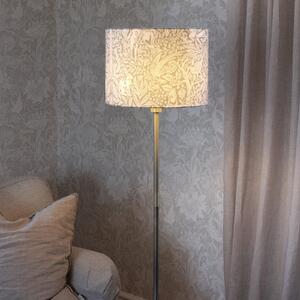 PR Home Φωτιστικό δαπέδου Amy, Eldertree πράσινο/χρυσό, ύψος 150 cm, E27, Χρυσό / Ορείχαλκου, Σαλόνι / τραπεζαρία, Ύφασμα / Κλωστοϋφαντουργία