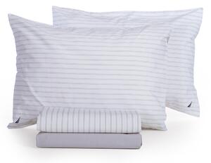 Σεντόνια Διπλά (Σετ) Nautica By Nef-Nef Homeware Nau Coast Silver