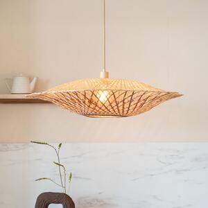 Good & Mojo GOOD MOJO Κρεμαστό φωτιστικό Madura, Ø 60 cm, φυσικό/καφέ, μπαμπού, ρυθμιζόμενος, Ξύλου, Σαλόνι / τραπεζαρία, Μπαμπού, σχεδιασμός