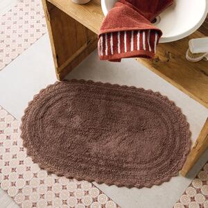 Πατάκι Μπάνιου Οβάλ (70x110) Kentia Loft Mack 43 Brown