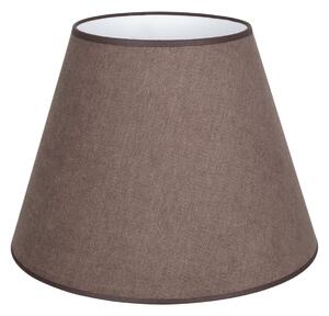Duolla Αμπαζούρ Cone, καφέ, ύψος 30 εκ., ύφασμα, Καφέ / Σκουριάς, Ύφασμα / Κλωστοϋφαντουργία