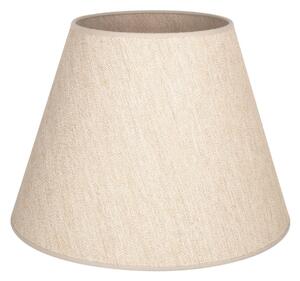 Duolla Αμπαζούρ Cone, μπεζ, ύψος 30 εκ., ύφασμα, Μπεζ, Ύφασμα / Κλωστοϋφαντουργία