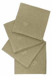 Πετσέτες Φαγητού (Σετ 4τμχ) A-S Joy Khaki 215376C