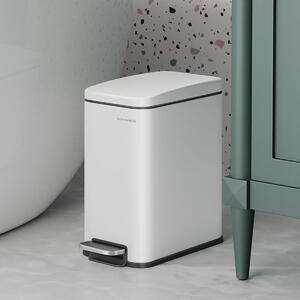 Κάδος Απορριμμάτων Μπάνιου (29.9x14.4x29) Songmics 6lt LTB560W05