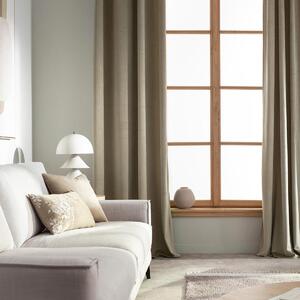 Κουρτίνα Βελουτέ (140x280) Με Τρουκς Gofis Home Willow Beige 711/06