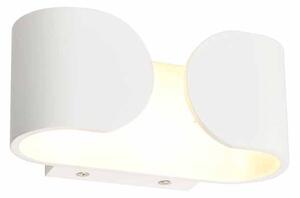 Απλίκα Τοίχου Led Aca Nephele L35049 White Matt