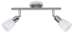 Σποτ Δίφωτο Brilliant Sofia 55313/77 Satin Nickel/Chrome