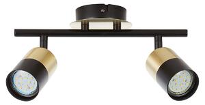 Σποτ Δίφωτο Brilliant Maribel 81013/78 Black/Brass