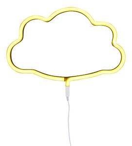 Φωτιστικό Τοίχου Α Little Lovely Company Cloud Yellow Neon LTNE051