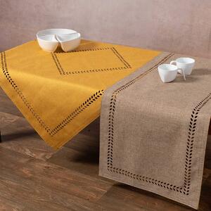 Καρέ 2 Όψεων (90x90) Silk Fashion BG18 Yellow/Sand