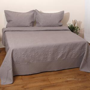 Κουβερλί Μονό (Σετ 160x240) Anna Riska Bedcover Olivia Grey