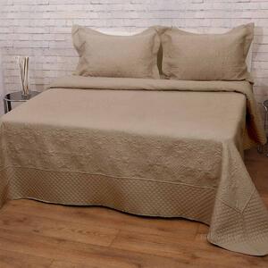 Κουβερλί Μονό (Σετ 160x240) Anna Riska Bedcover Olivia Beige