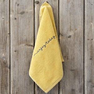 Λαβέτα (40x40) Nima Bath Enjoy Today Mustard Beige 450gsm