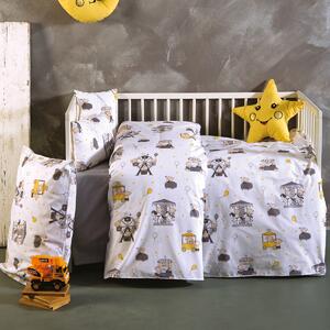 Σεντόνια Λίκνου (Σετ) Sb Home Baby Luna Park Grey