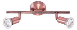 Σποτ Δίφωτο Homelighting Saba 77-3547 Copper