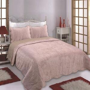 Κουβερλί Βελουτέ King Size (Σετ 240x260) Silk Fashion NX2212 Pink