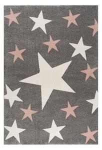 Παιδικό Χαλί (160x230) Polcarpet Star 1925 Pink Grey