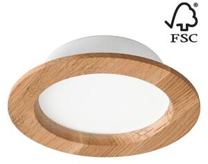 Χωνευτό Φωτιστικό LED WOODY SPOT LED/12,5W/230V 4000K δρυς ø 16 cm