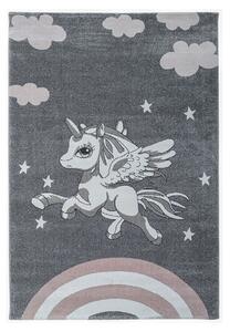 Παιδικό Χαλί (160x230) Polcarpet Star 2989 Grey Pink