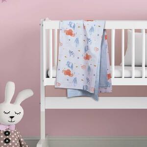 Σεντόνια Λίκνου (Σετ) Das Home Baby Fun Line 4876