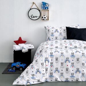 Κουβερλί Μονό (160x240) Sb Home Junior Panda Blue