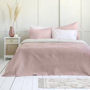 Κουβερλί King Size (240x260) 2 Όψεων Nima Natara Beige/Rose Pink