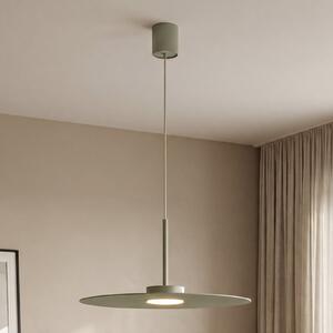Nowodvorski Lighting Κρεμαστό φωτιστικό Simone, χάλυβας, πράσινο σαλέ, Ø 40 cm, GX53, ρυθμιζόμενος, Πράσινο, Σαλόνι / τραπεζαρία, Μέταλλο, σύγχρονο