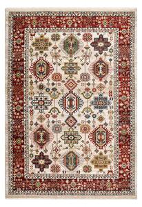 Χαλί (140x200) Polcarpet Kazak Oriental 695 Bone Bordo