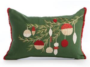 Χριστουγεννιάτικο Μαξιλάρι (30x45) Nef-Nef Homeware Noel Verde Green/Red