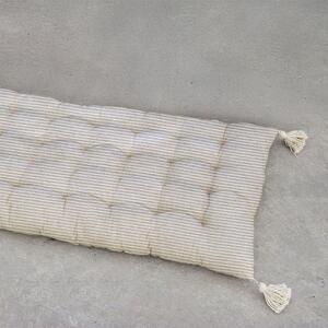 Μαξιλάρα Για Παγκάκι/Δαπέδου (60x120) Rythmos Sonia Beige Striped
