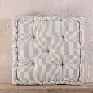 Μαξιλάρα Δαπέδου (50x50x10) Rythmos Kathy Beige Striped
