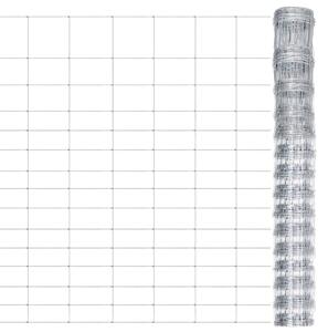 Συρματόπλεγμα Περίφραξης Ασημί 50 x 1,6 μ. Γαλβανισμένο Ατσάλι - Ασήμι